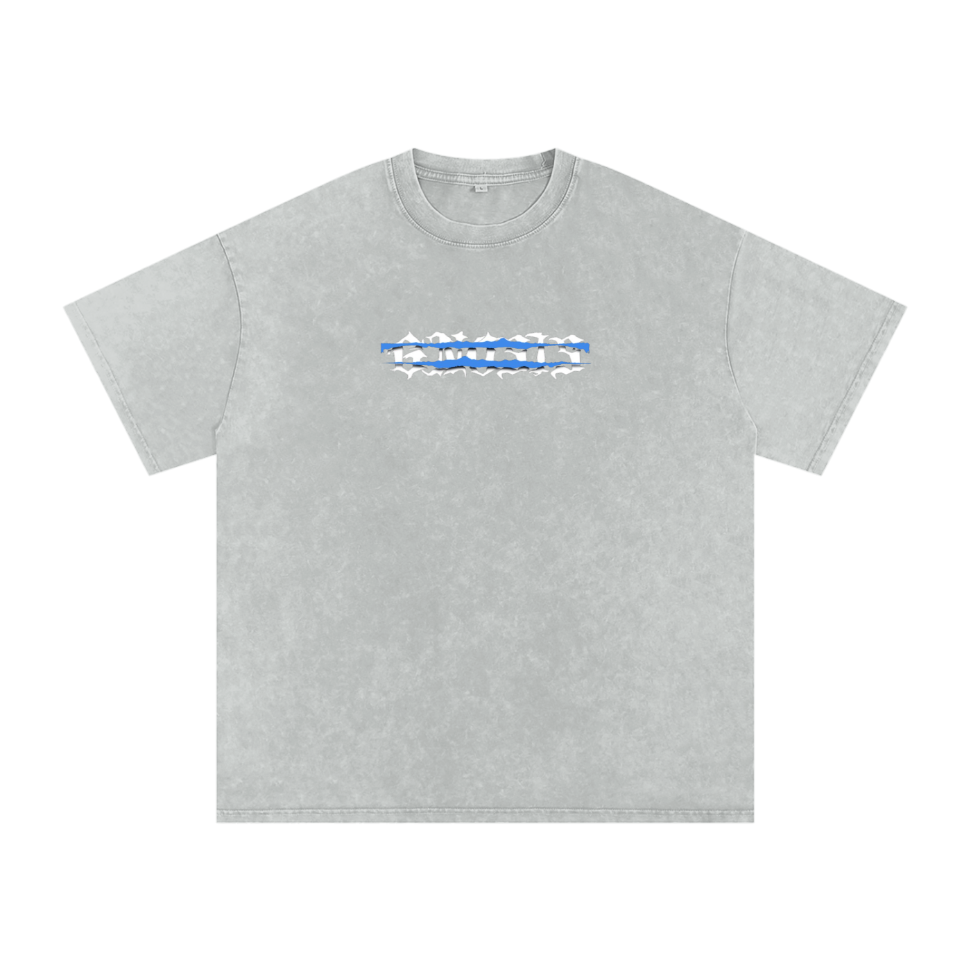 Double blue strike T-shirt