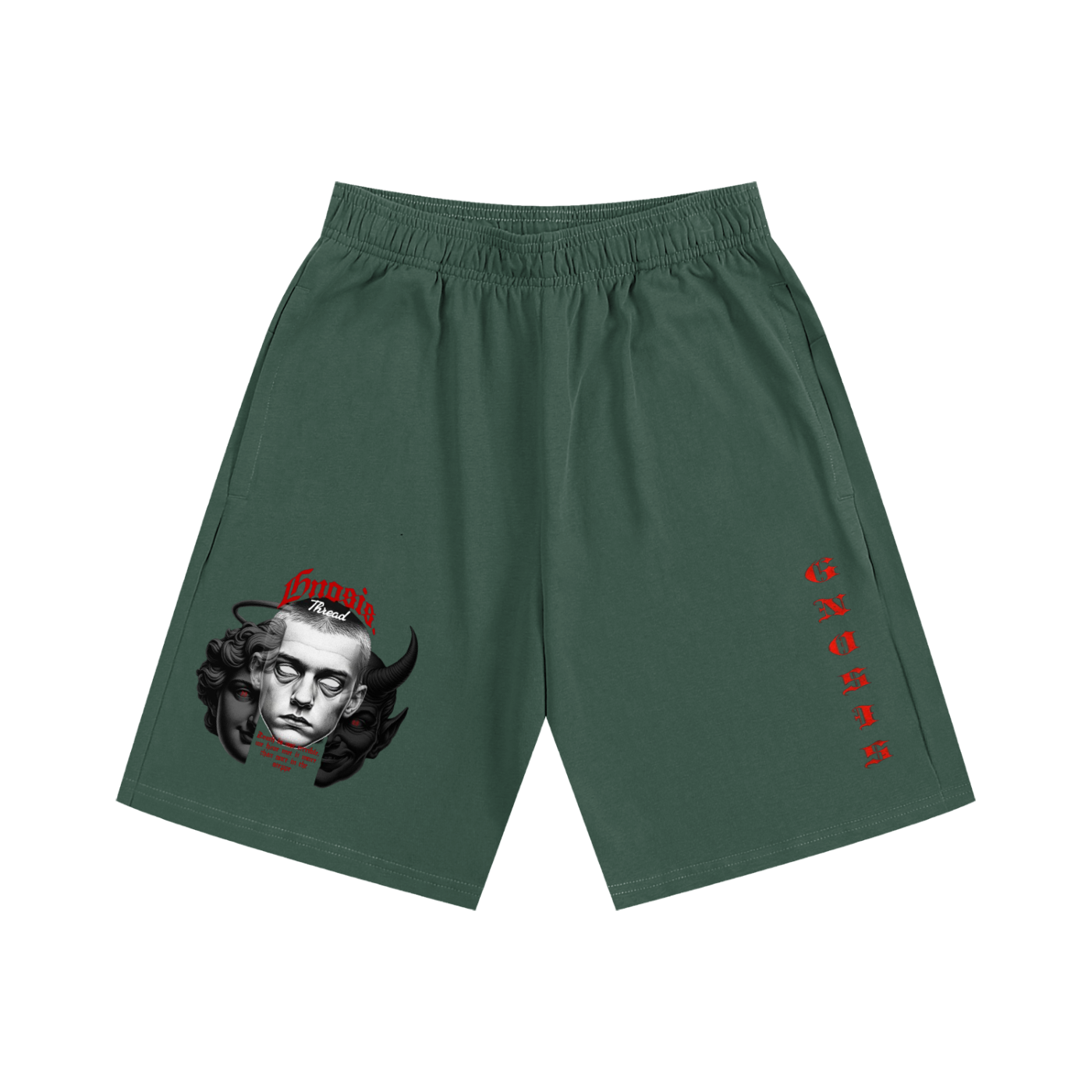 "Two Sides" Heavyweight Cotton Shorts
