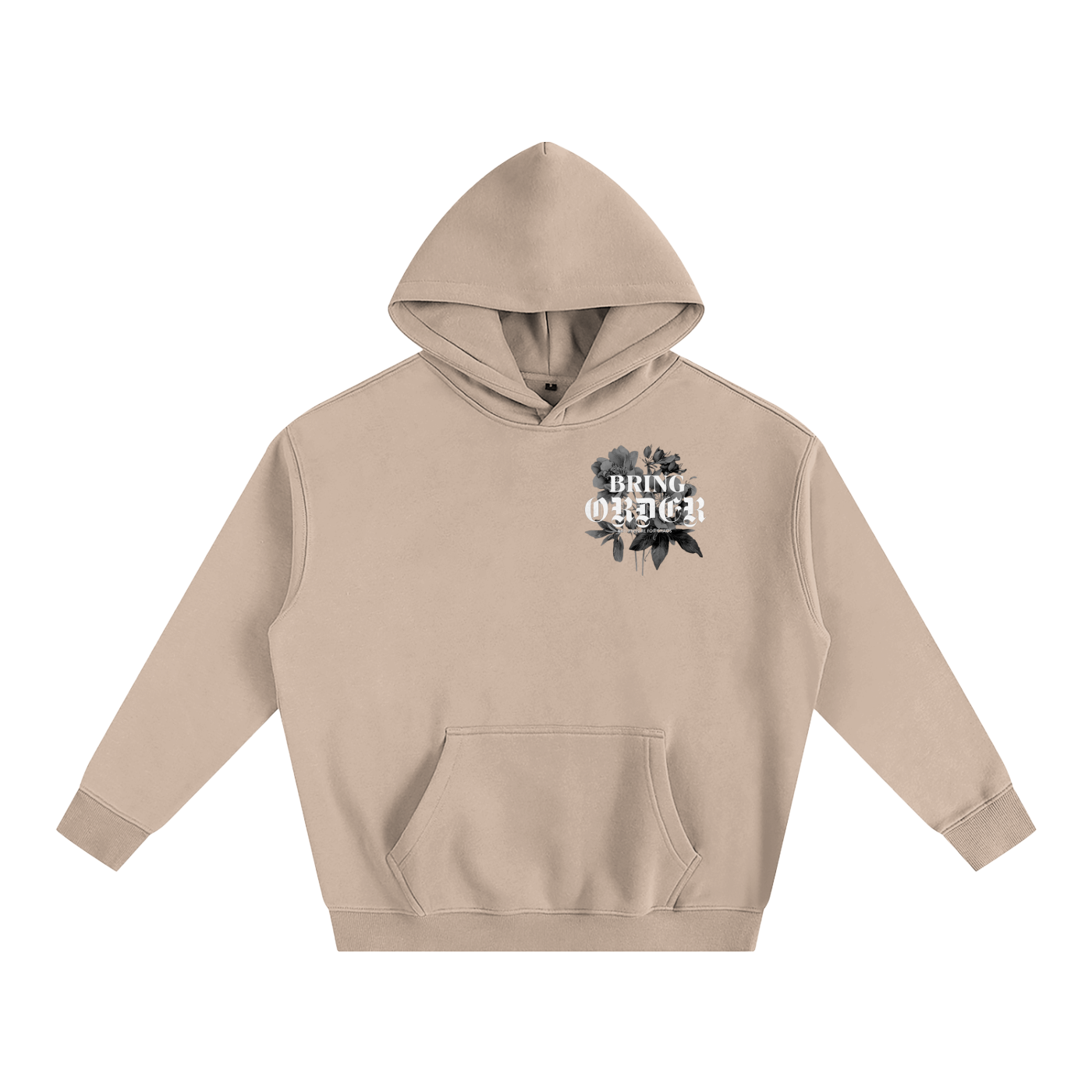 "Bring Order" Oversize Fleeced Hoodie