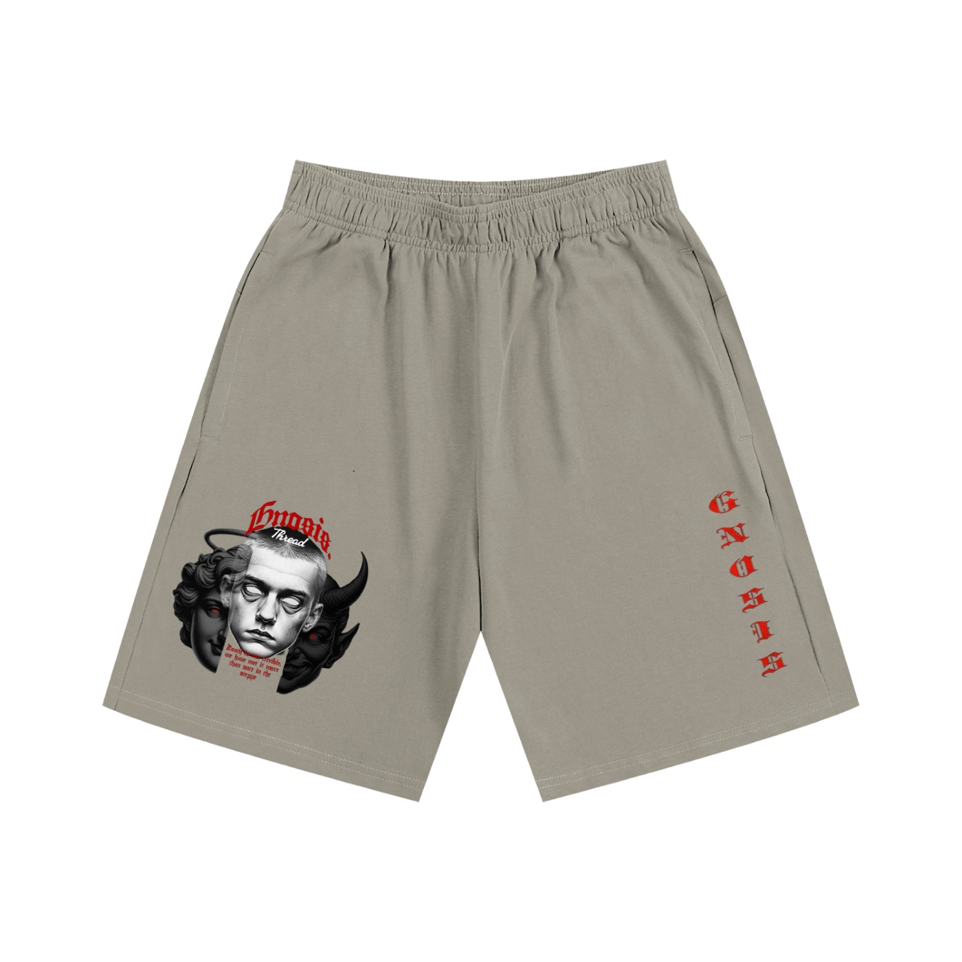 "Two Sides" Heavyweight Cotton Shorts