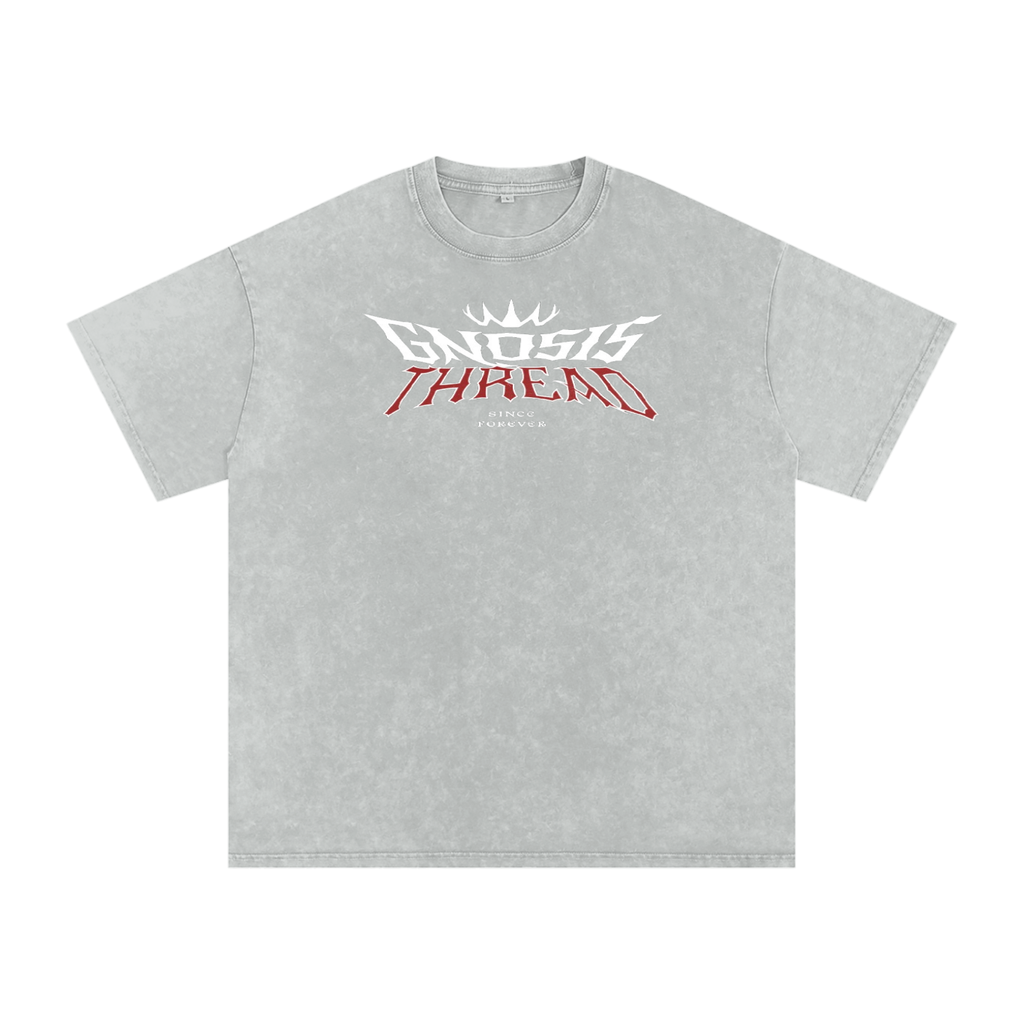 Gnosis Thread Red Samurai  Oversized Cotton T-Shirt