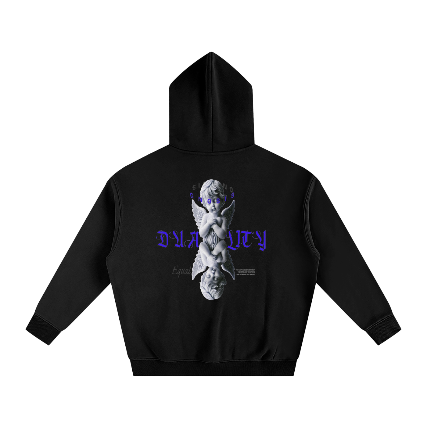 A Class Double blue strike fleeced hoodie