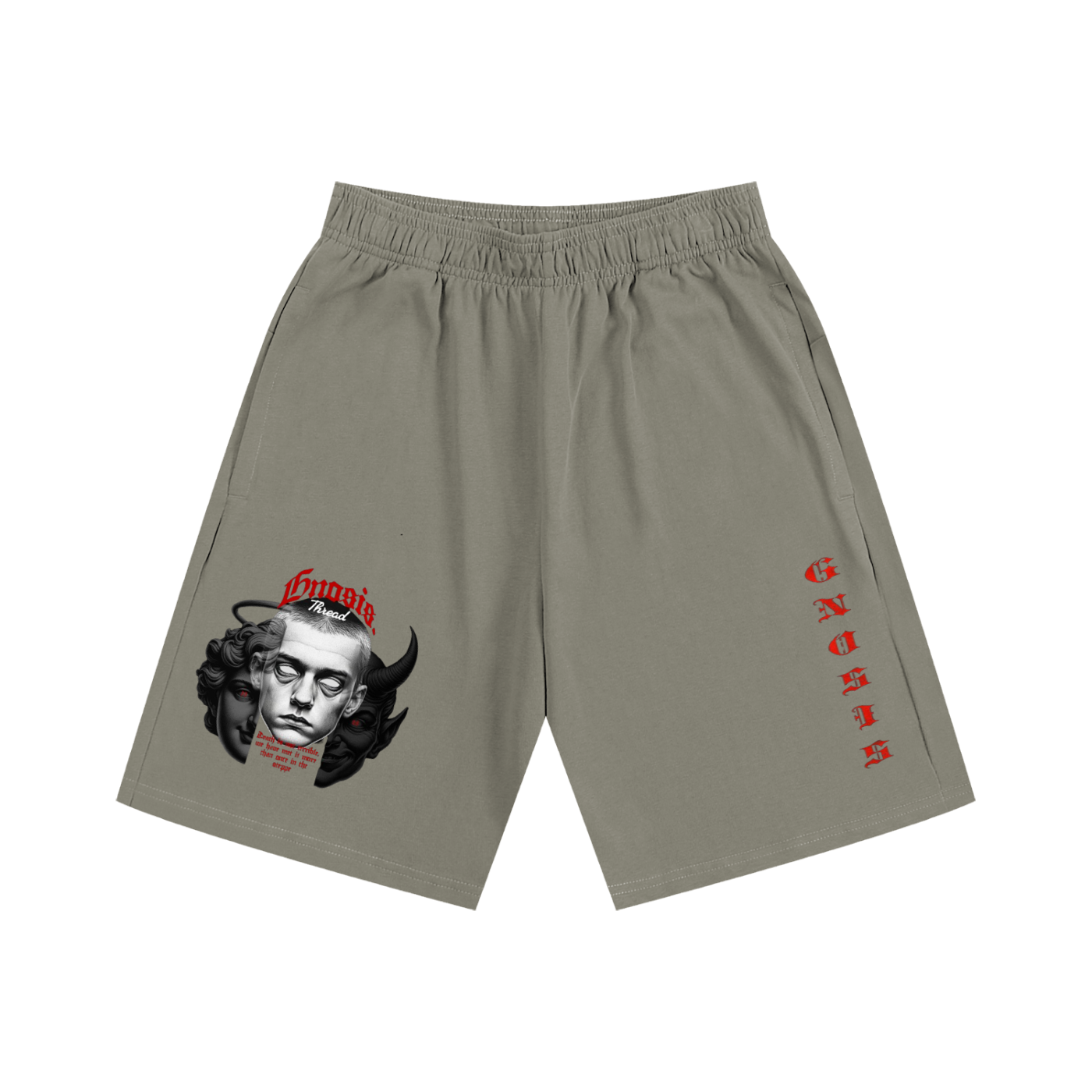 "Two Sides" Heavyweight Cotton Shorts