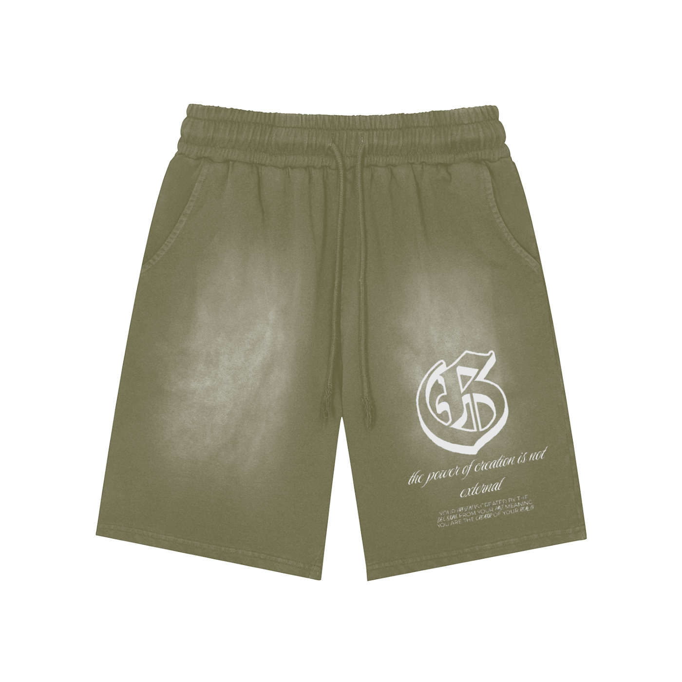 G Thread Washed Shorts