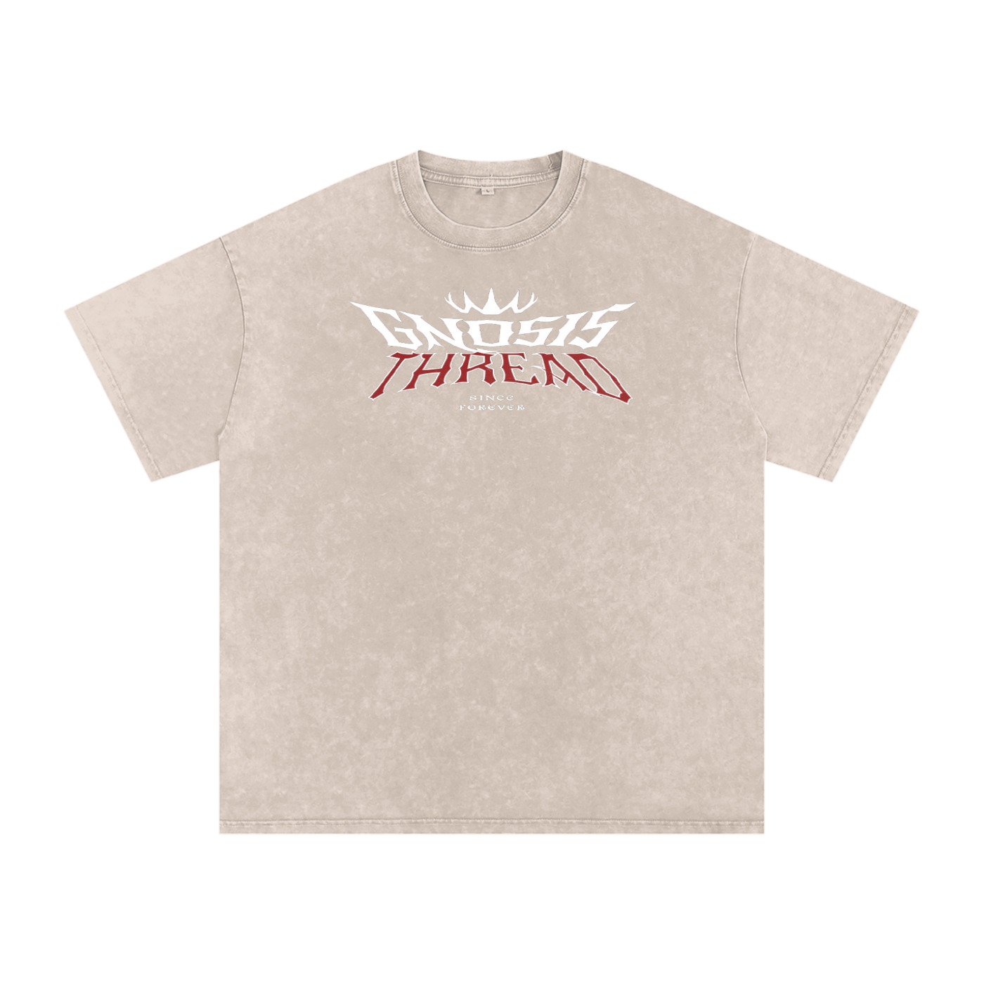 Gnosis Thread Red Samurai  Oversized Cotton T-Shirt