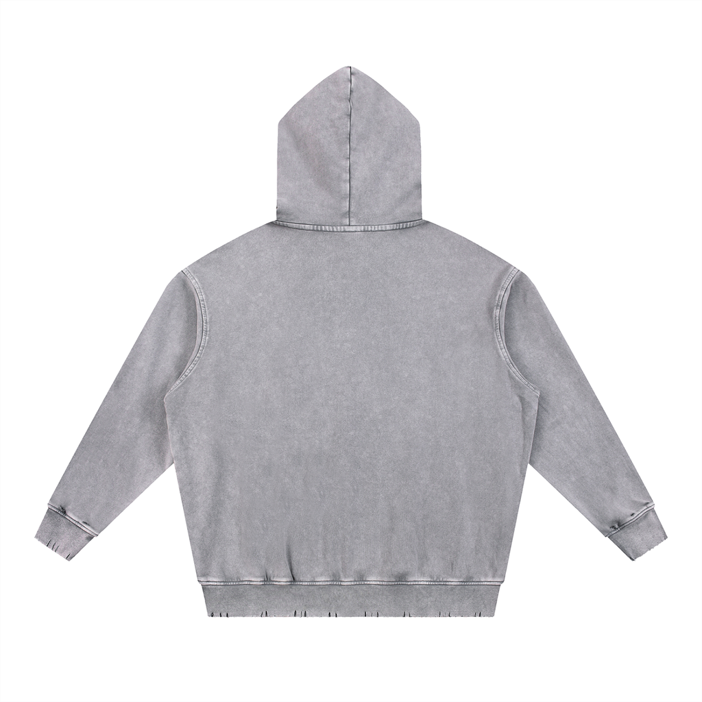"Jus Gnosis" Snow Wash Heavyweight Hoodie