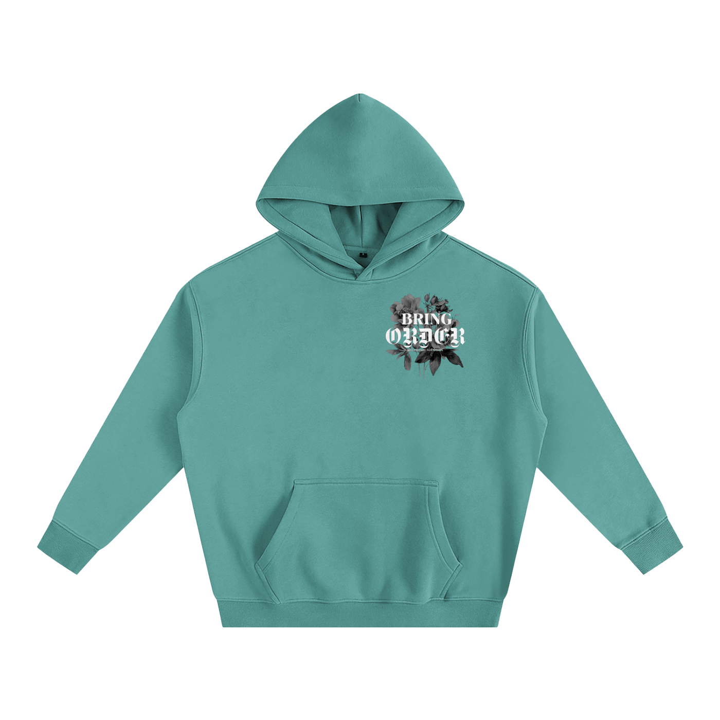 "Bring Order" Oversize Fleeced Hoodie
