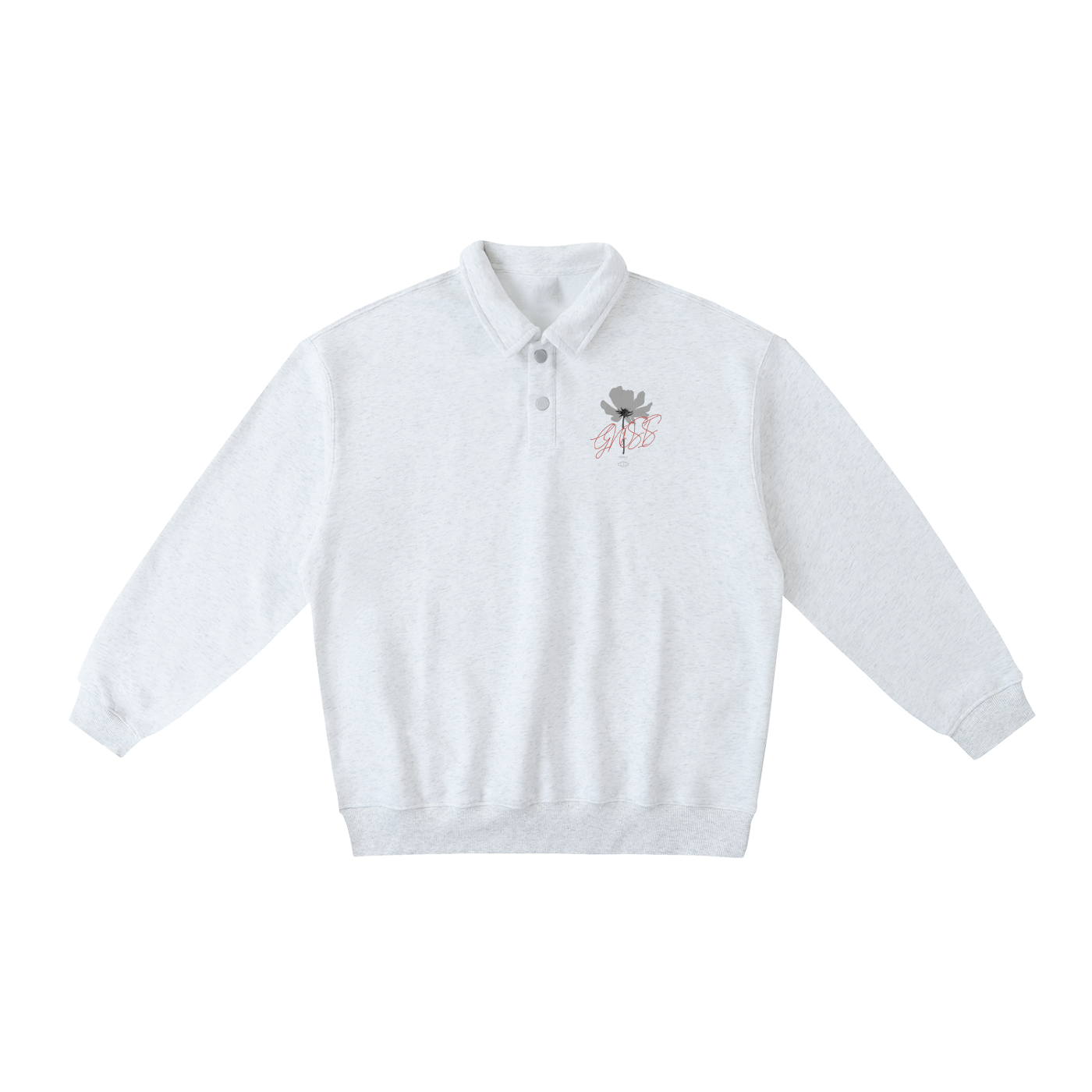 G Thread Polo-Collar Sweatshirt