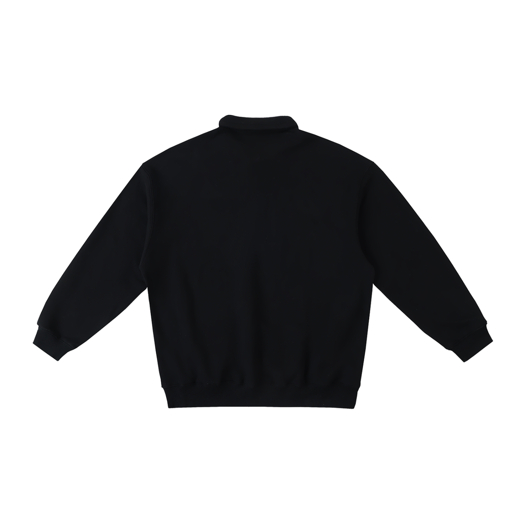 G Thread Polo-Collar Sweatshirt