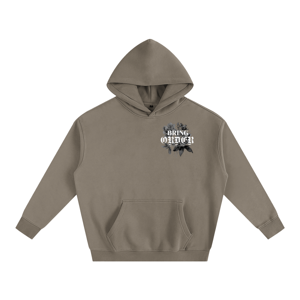 "Bring Order" Oversize Fleeced Hoodie