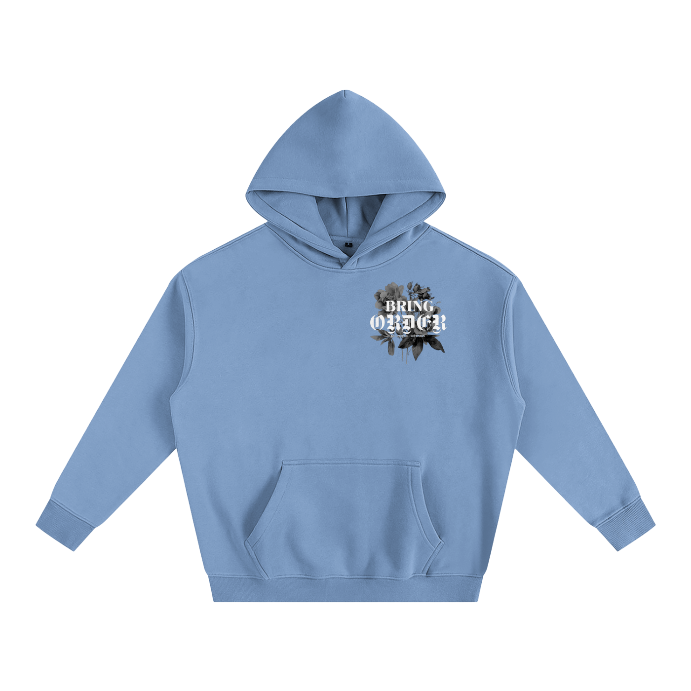 "Bring Order" Oversize Fleeced Hoodie