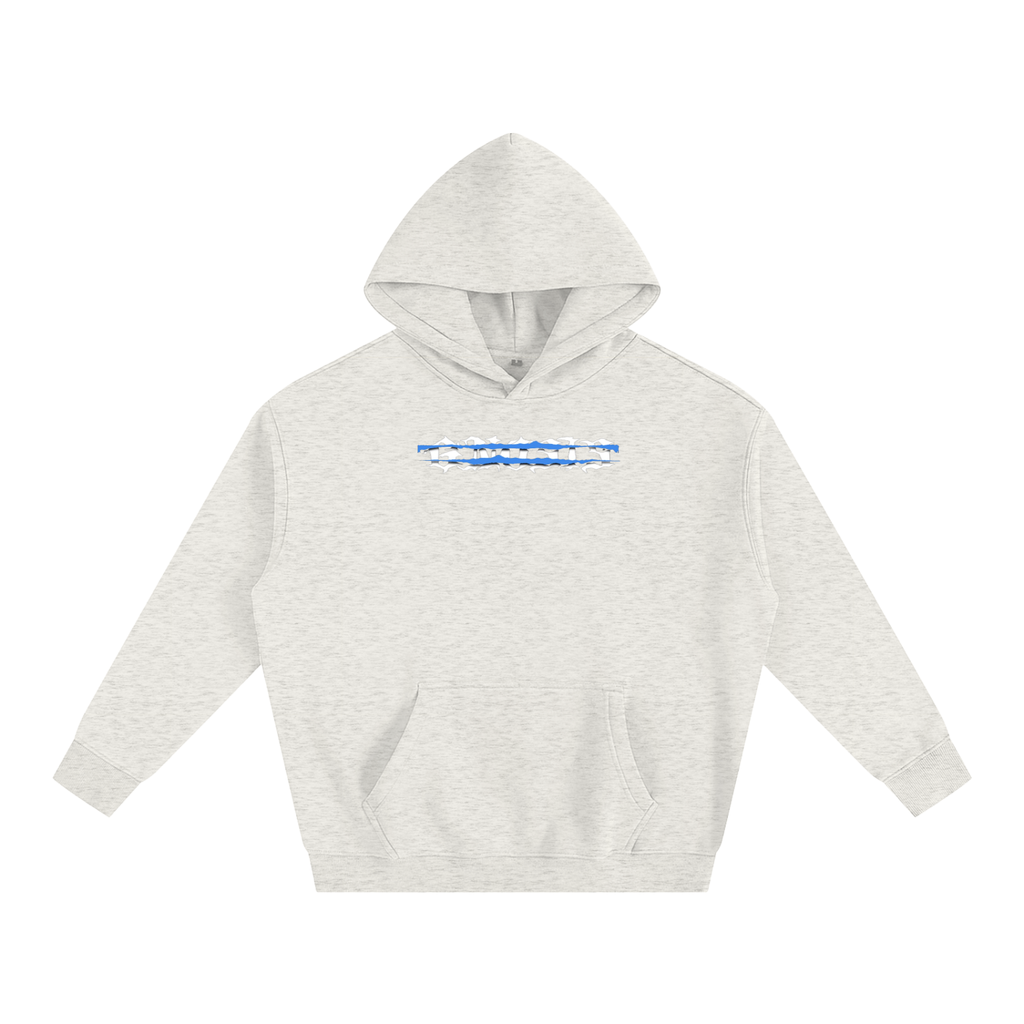 A Class Double blue strike fleeced hoodie