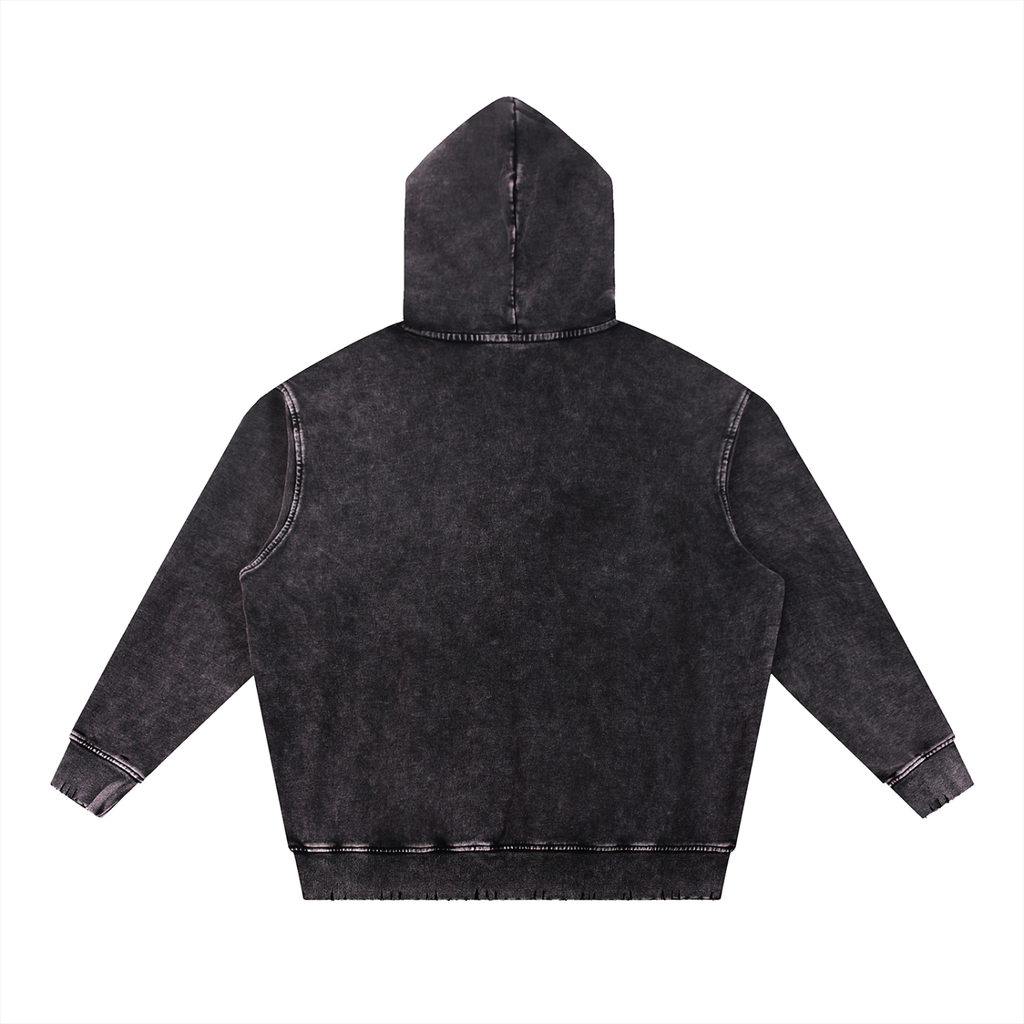 "Jus Gnosis" Snow Wash Heavyweight Hoodie