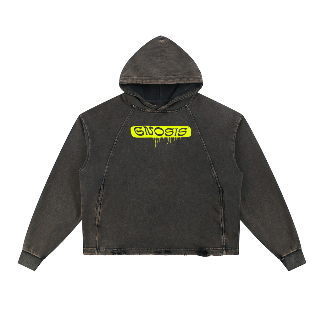 A Class Frayed-Hem Hoodie