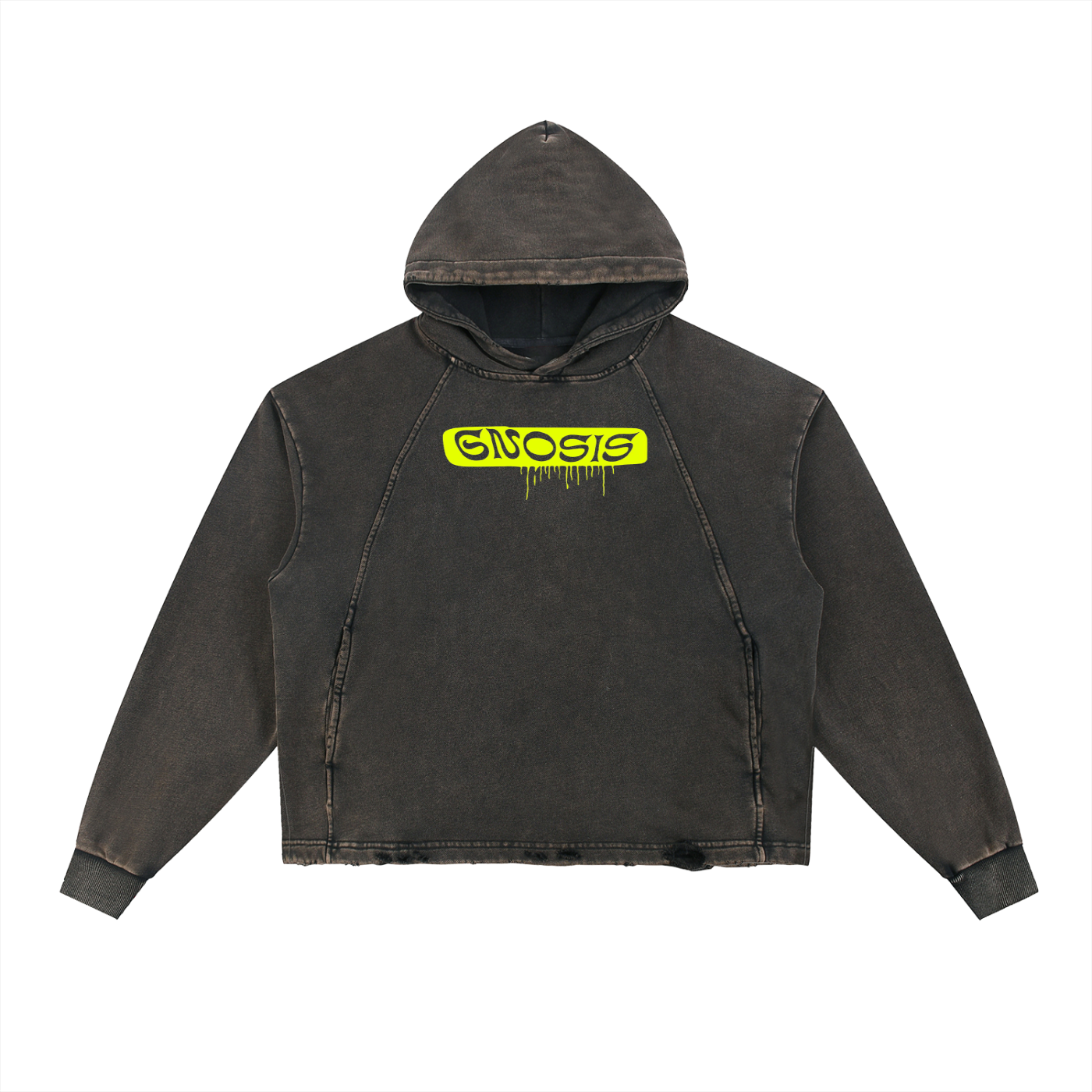 A Class Frayed-Hem Hoodie