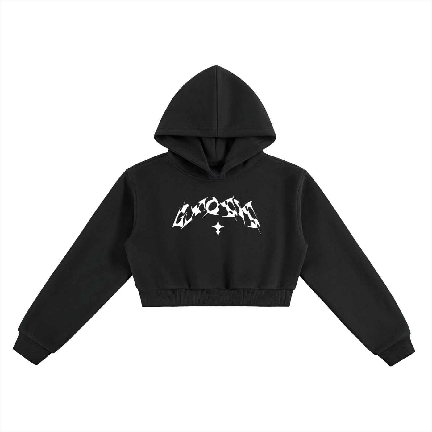 "Gnosis" Cropped Hoodie Type 2
