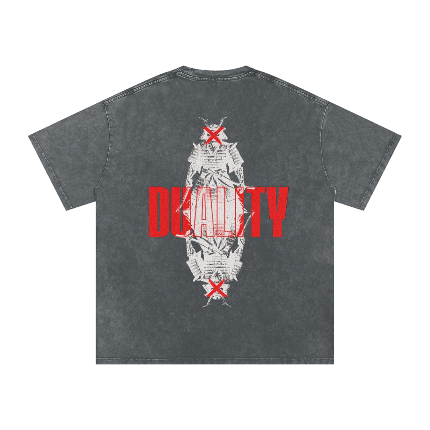 Gnosis Thread Red Samurai  Oversized Cotton T-Shirt