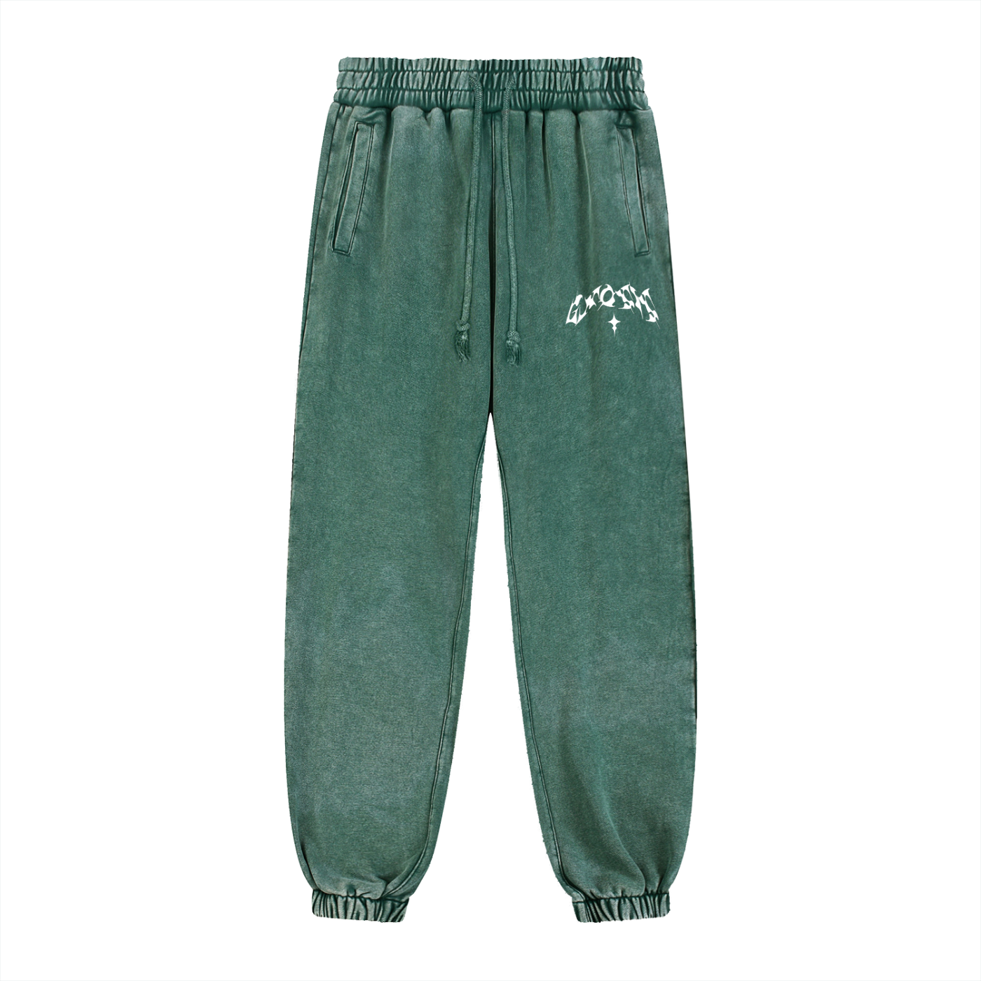 "Jus Gnosis" Snow Wash Heavyweight Sweatpants