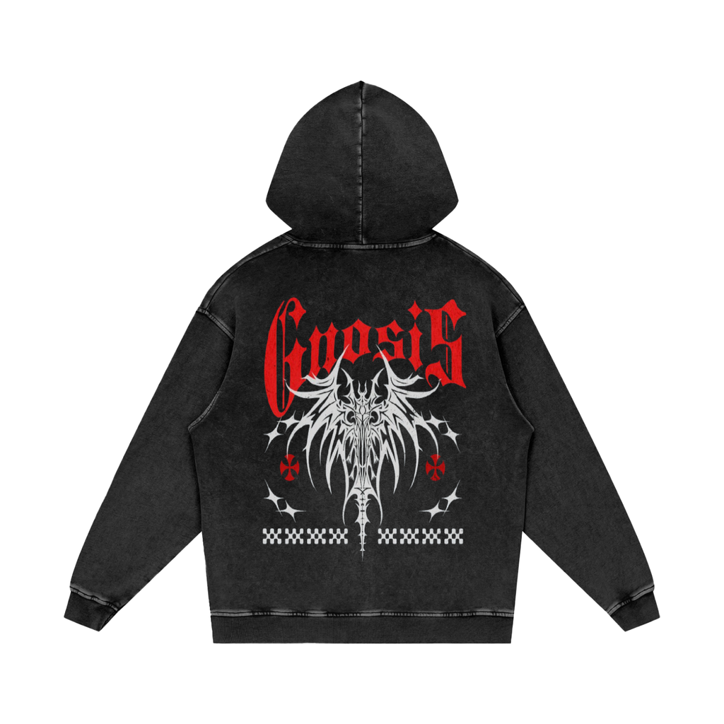 "Jus Gnosis" Loose Cotton Hoodie