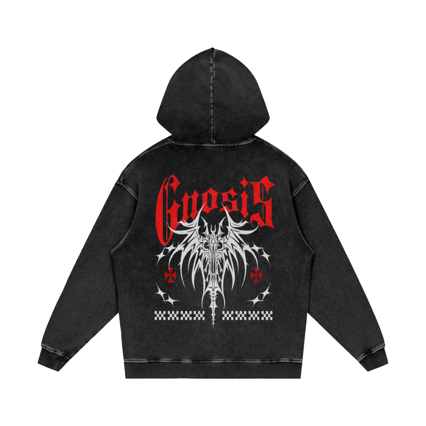"Jus Gnosis" Loose Cotton Hoodie