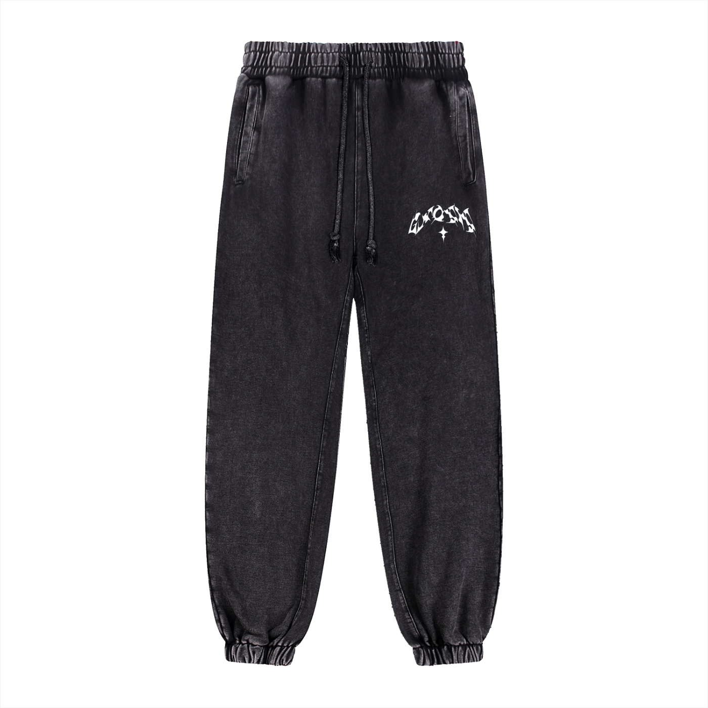 "Jus Gnosis" Snow Wash Heavyweight Sweatpants