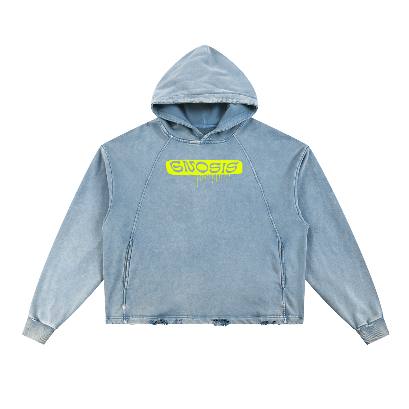 A Class Frayed-Hem Hoodie