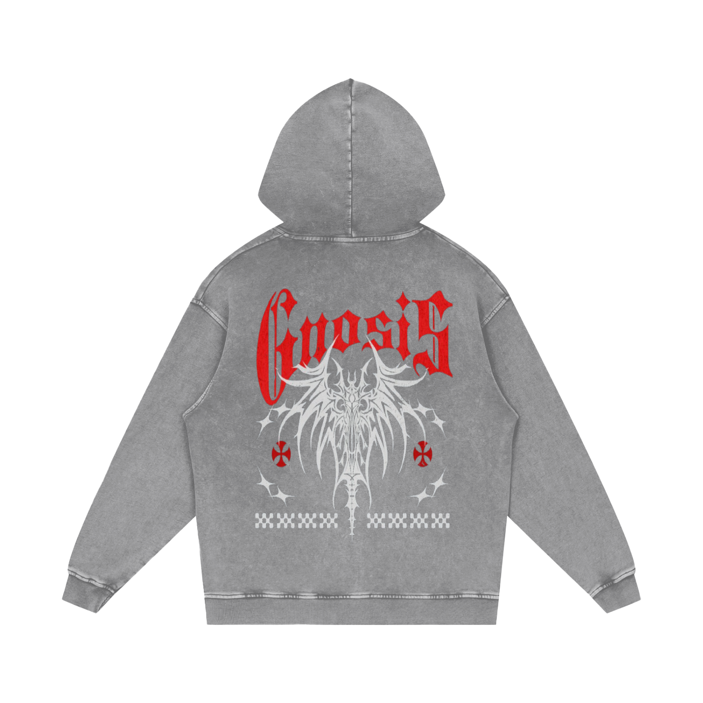 "Jus Gnosis" Loose Cotton Hoodie