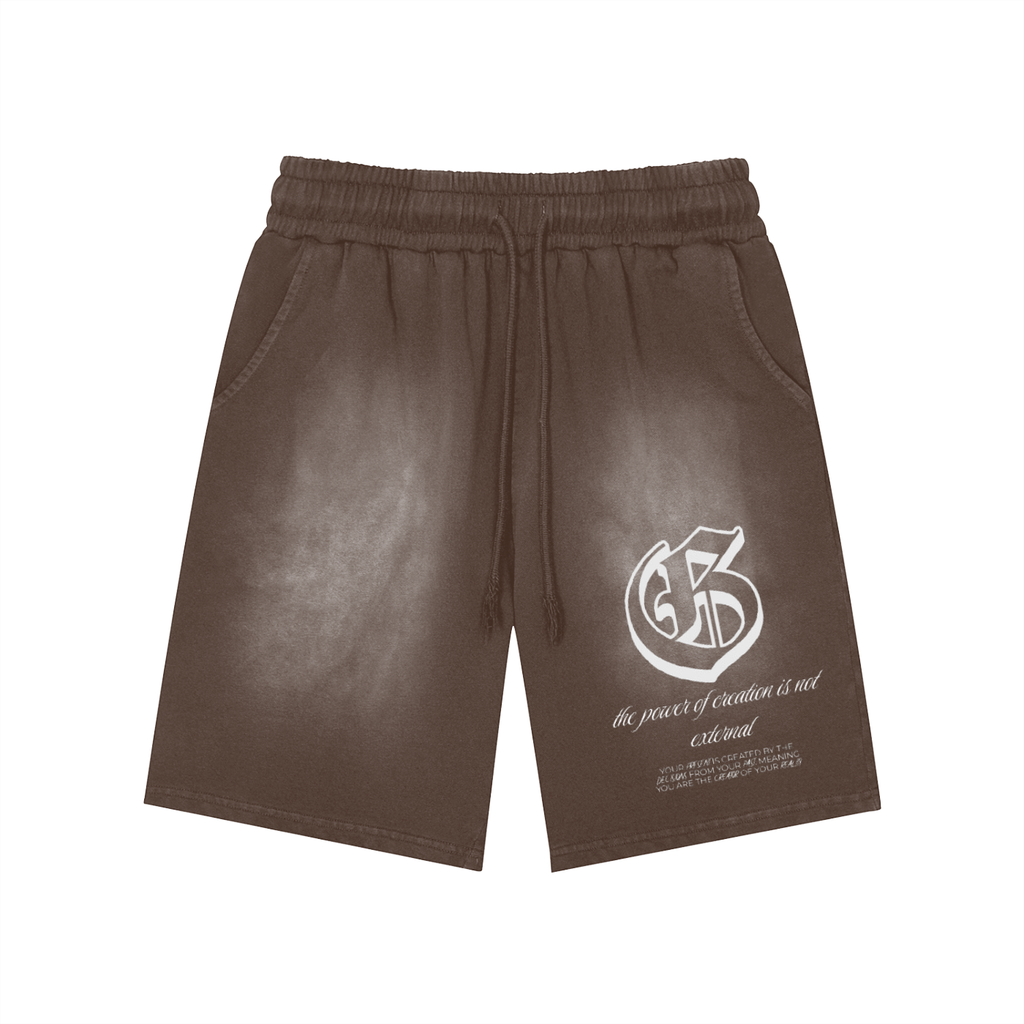 G Thread Washed Shorts