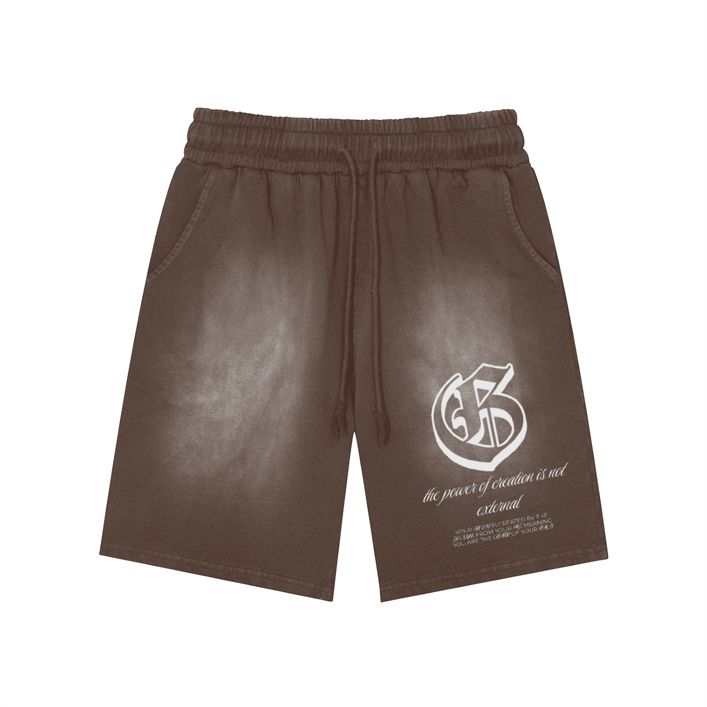 G Thread Washed Shorts