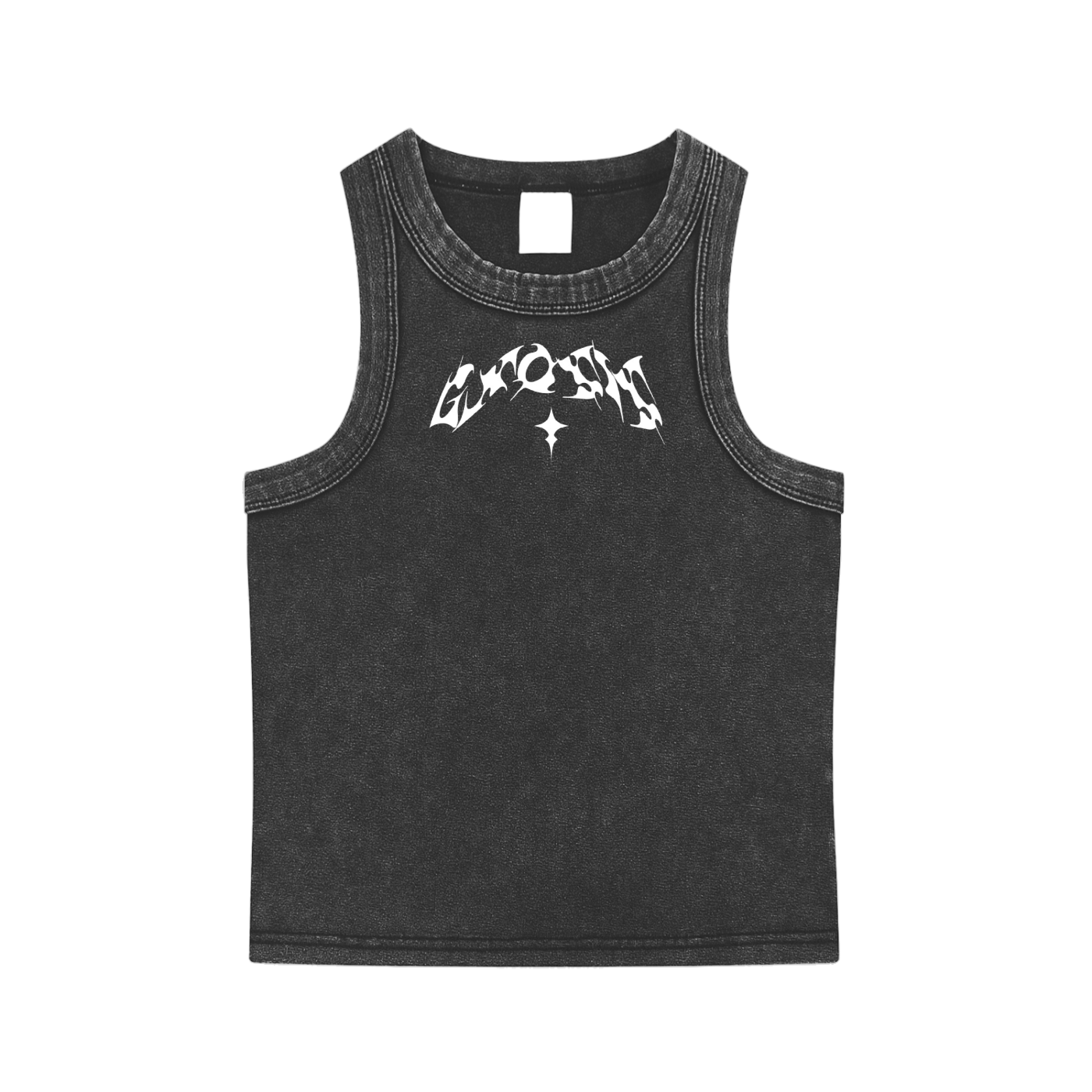 "Gnosis" Snow Washed Tank Top