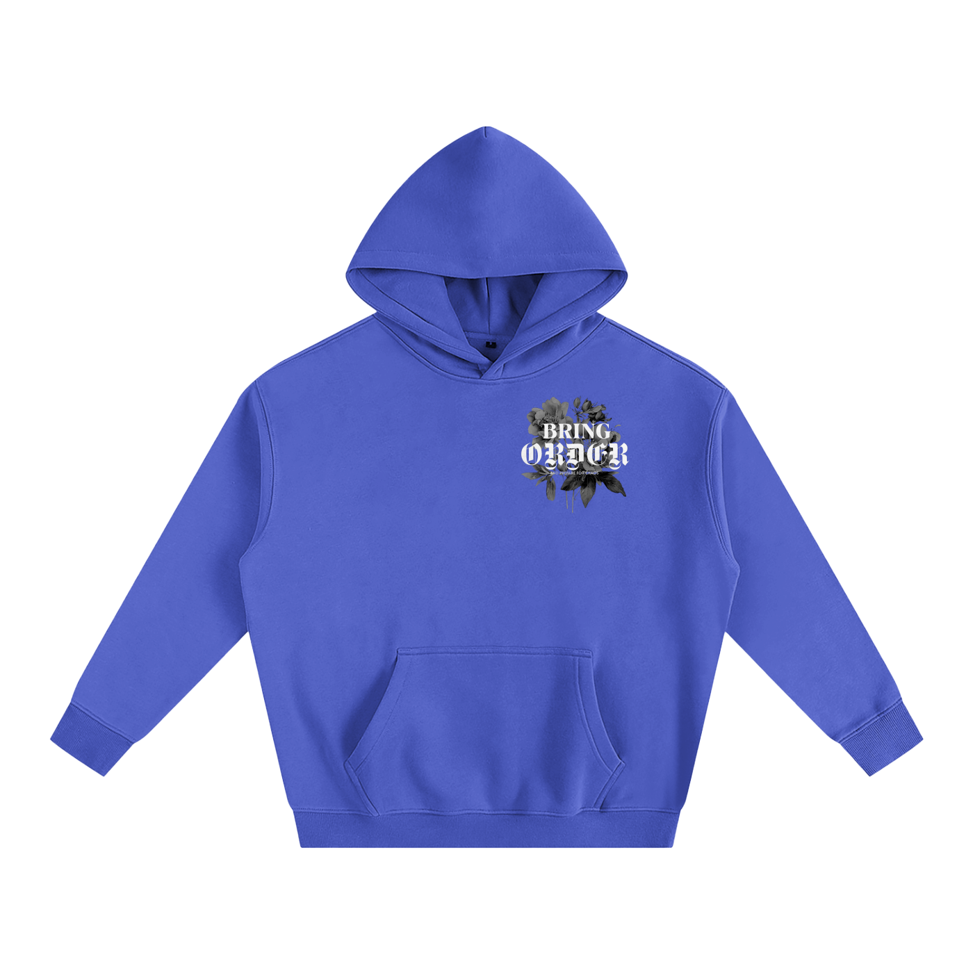 "Bring Order" Oversize Fleeced Hoodie