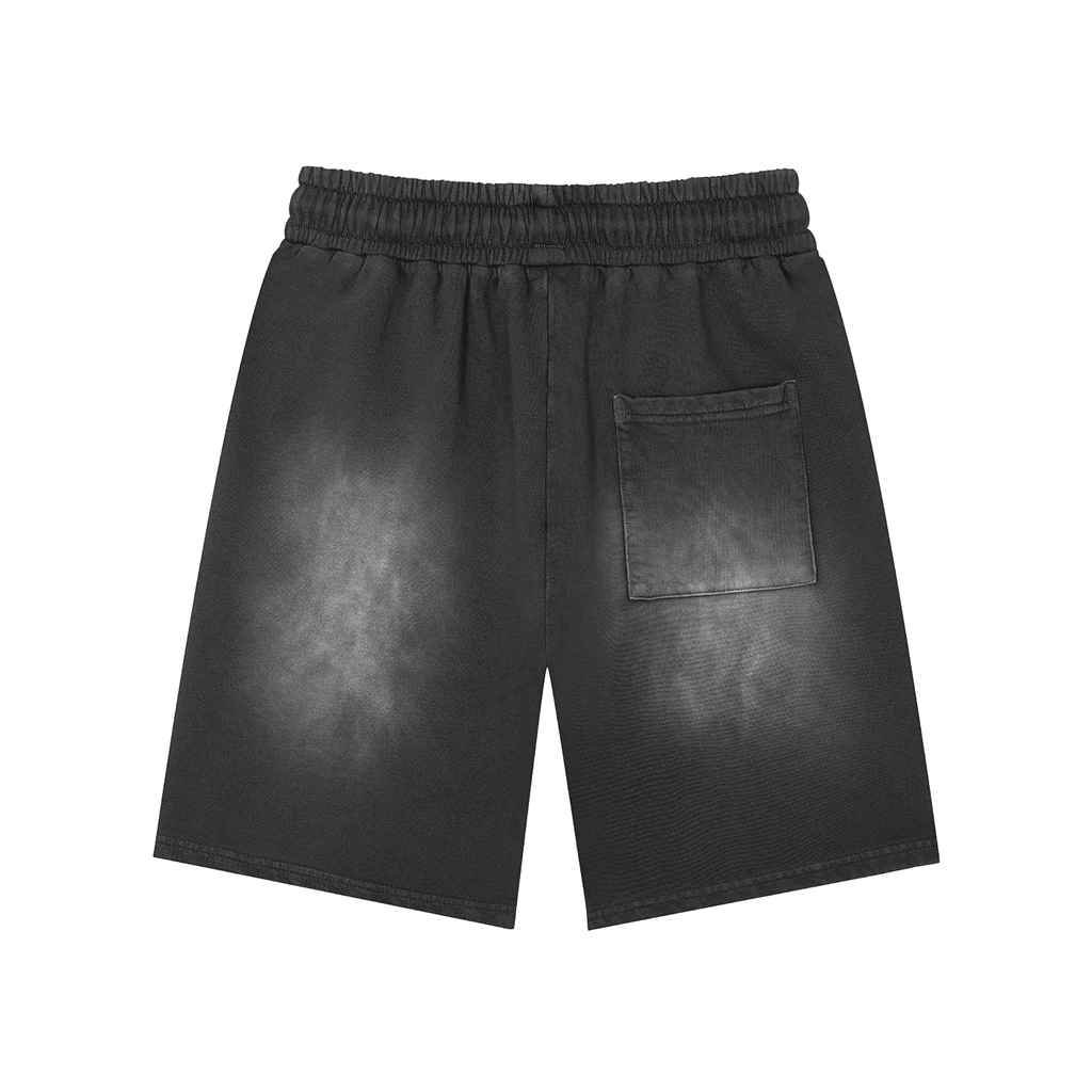 "Jus Gnosis" Washed Shorts