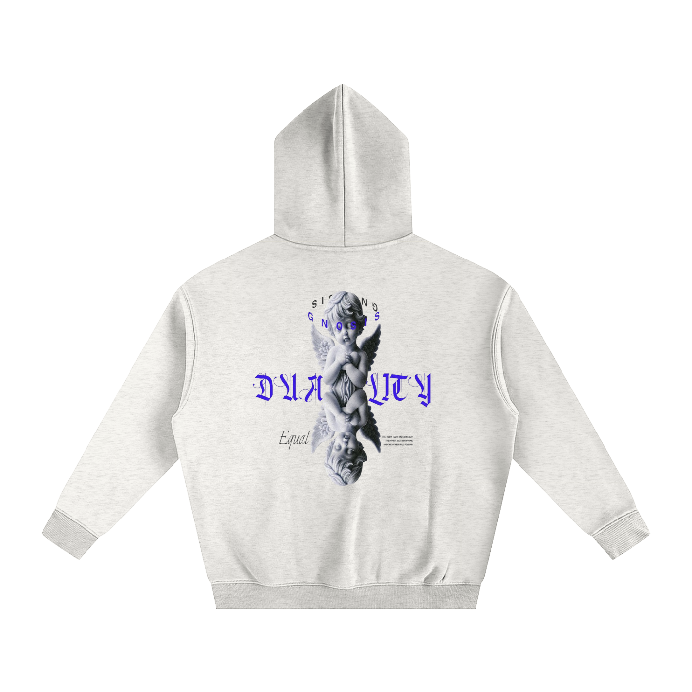 A Class Double blue strike fleeced hoodie