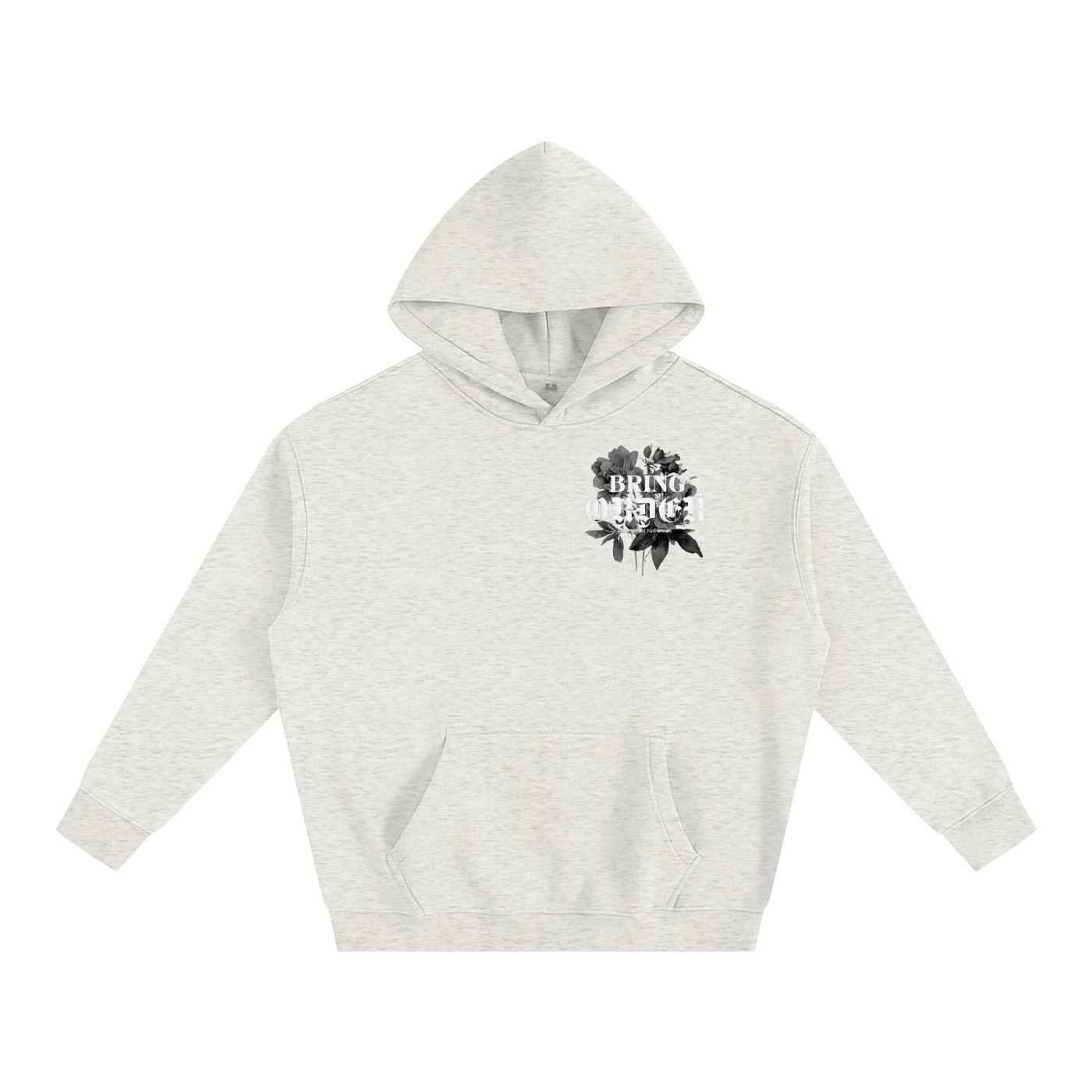 "Bring Order" Oversize Fleeced Hoodie