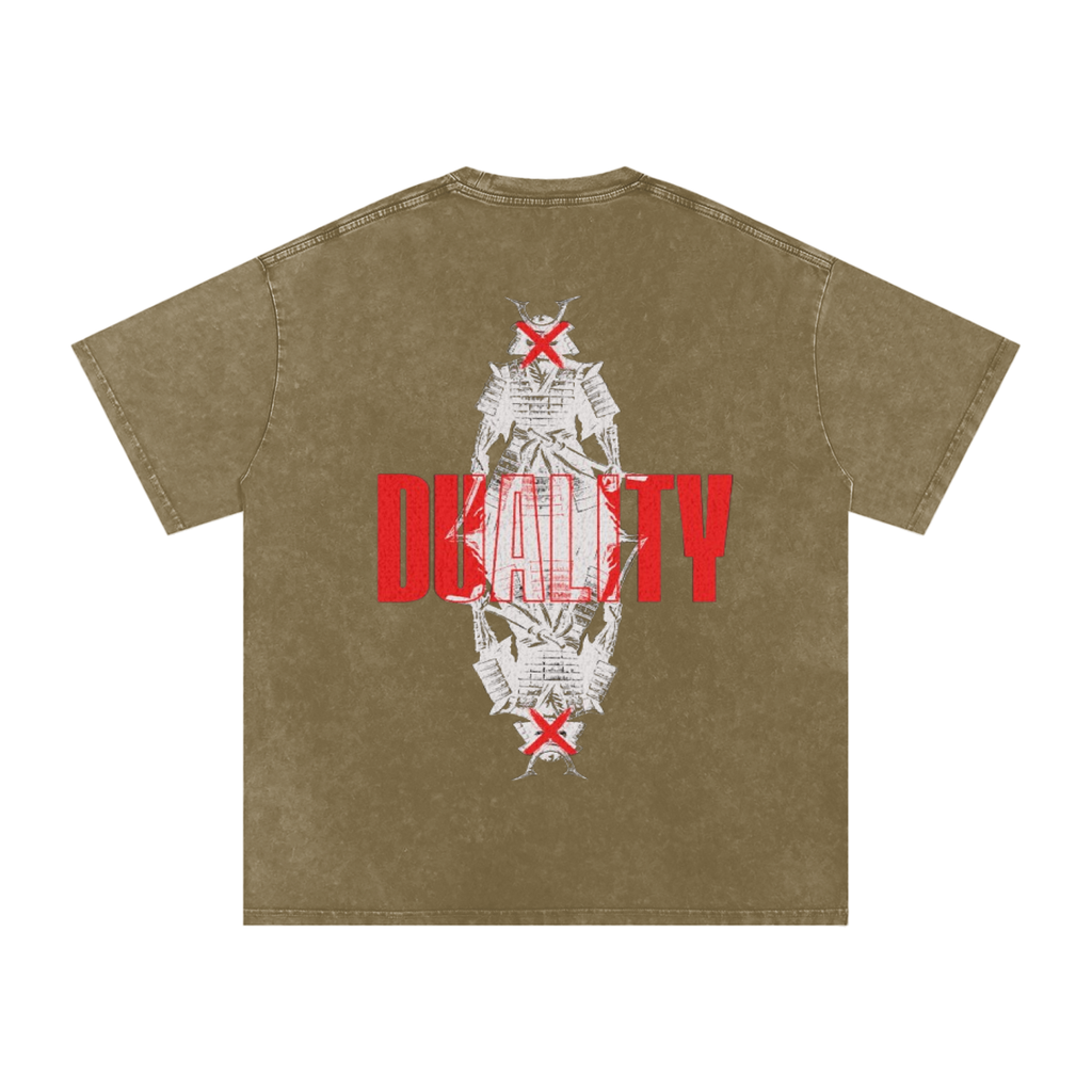 Gnosis Thread Red Samurai  Oversized Cotton T-Shirt