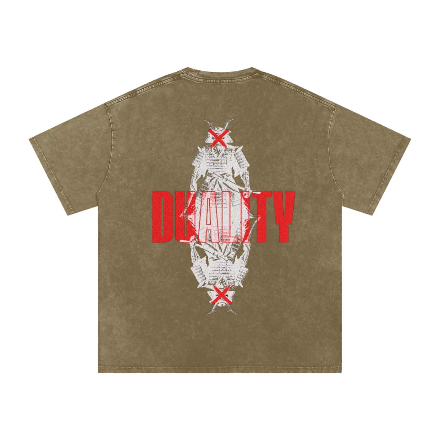 Gnosis Thread Red Samurai  Oversized Cotton T-Shirt
