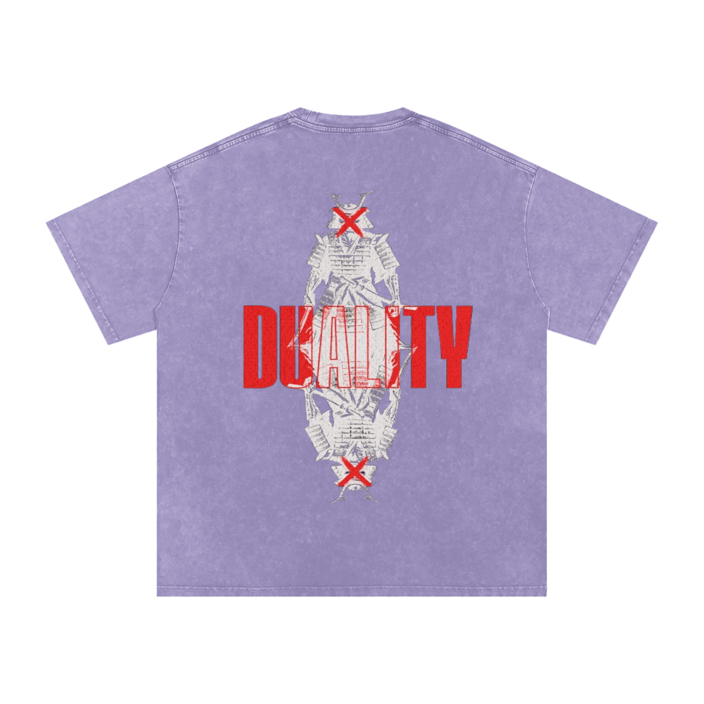 Gnosis Thread Red Samurai  Oversized Cotton T-Shirt