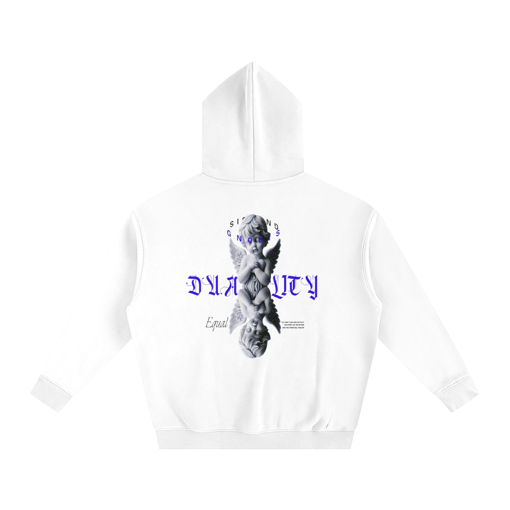 A Class Double blue strike fleeced hoodie