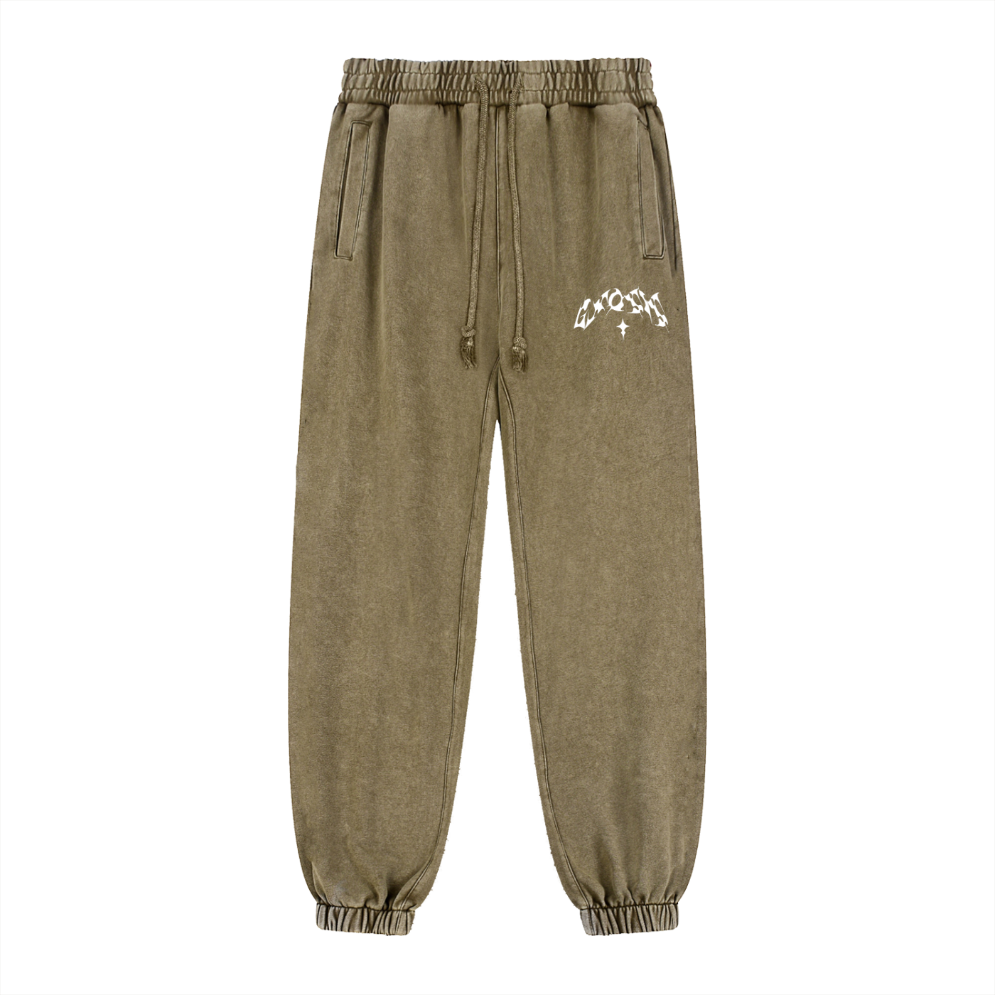 "Jus Gnosis" Snow Wash Heavyweight Sweatpants