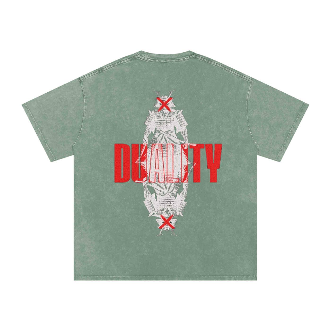 Gnosis Thread Red Samurai  Oversized Cotton T-Shirt