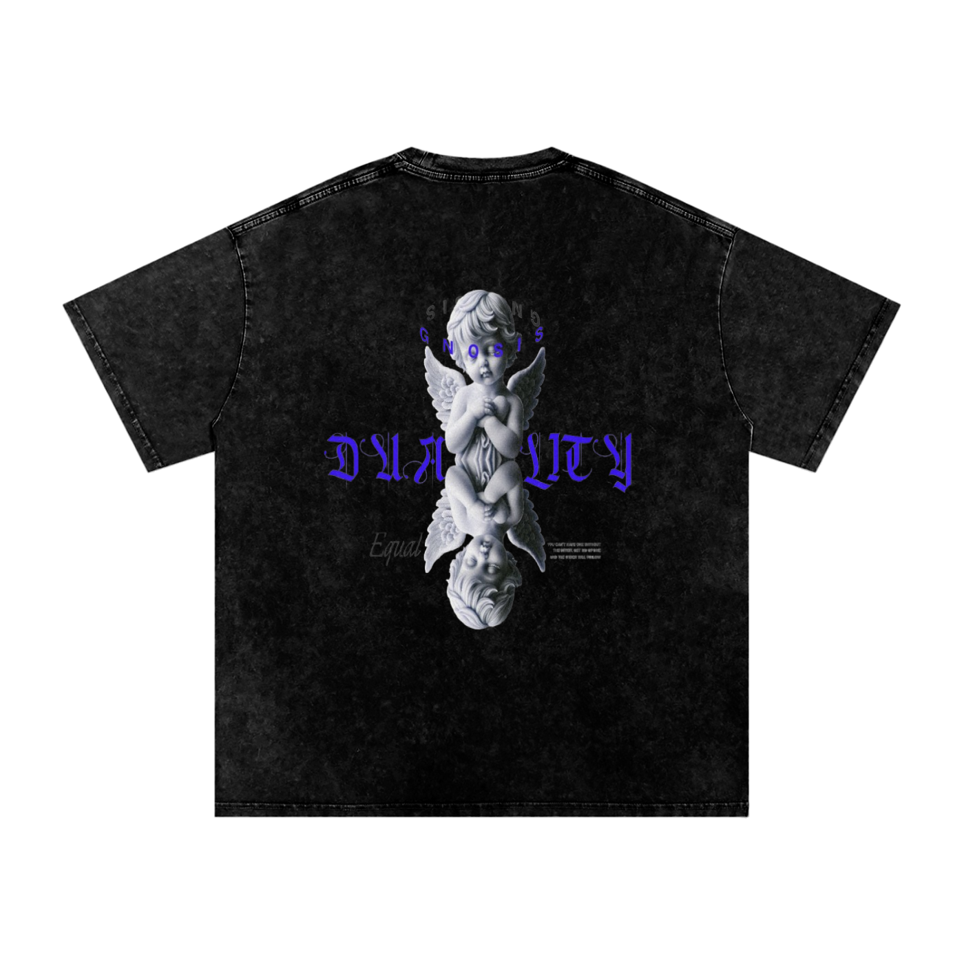 Double blue strike T-shirt