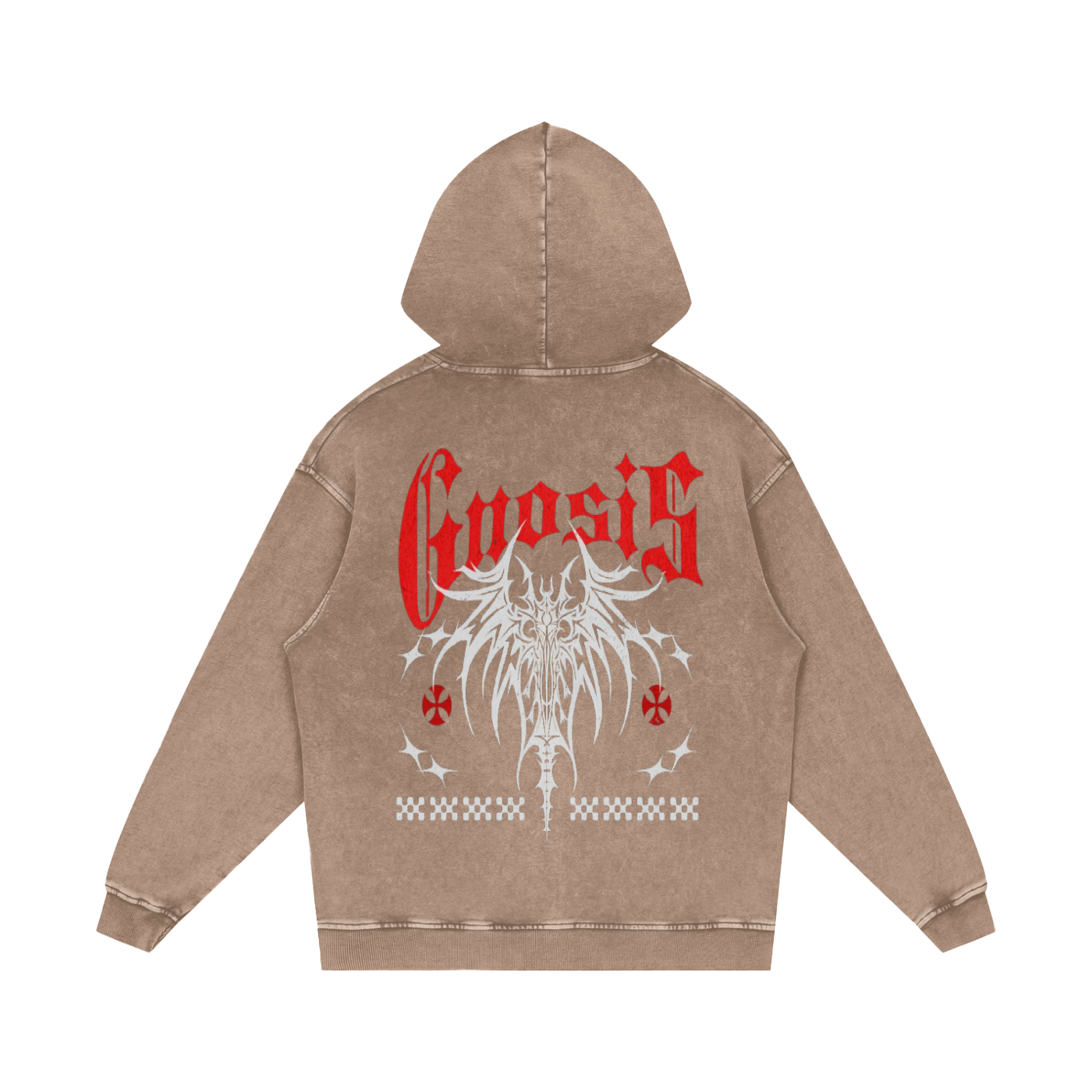 "Jus Gnosis" Loose Cotton Hoodie