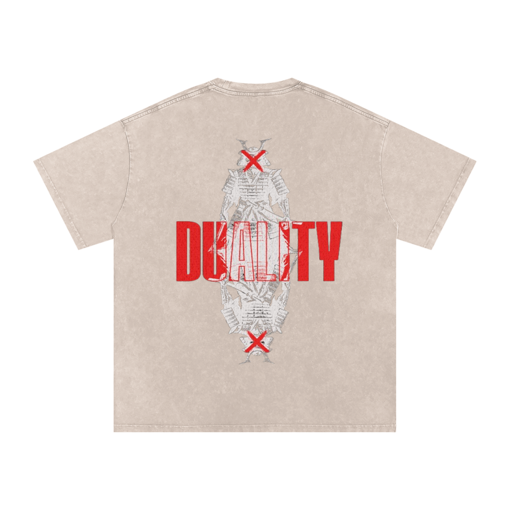 Gnosis Thread Red Samurai  Oversized Cotton T-Shirt