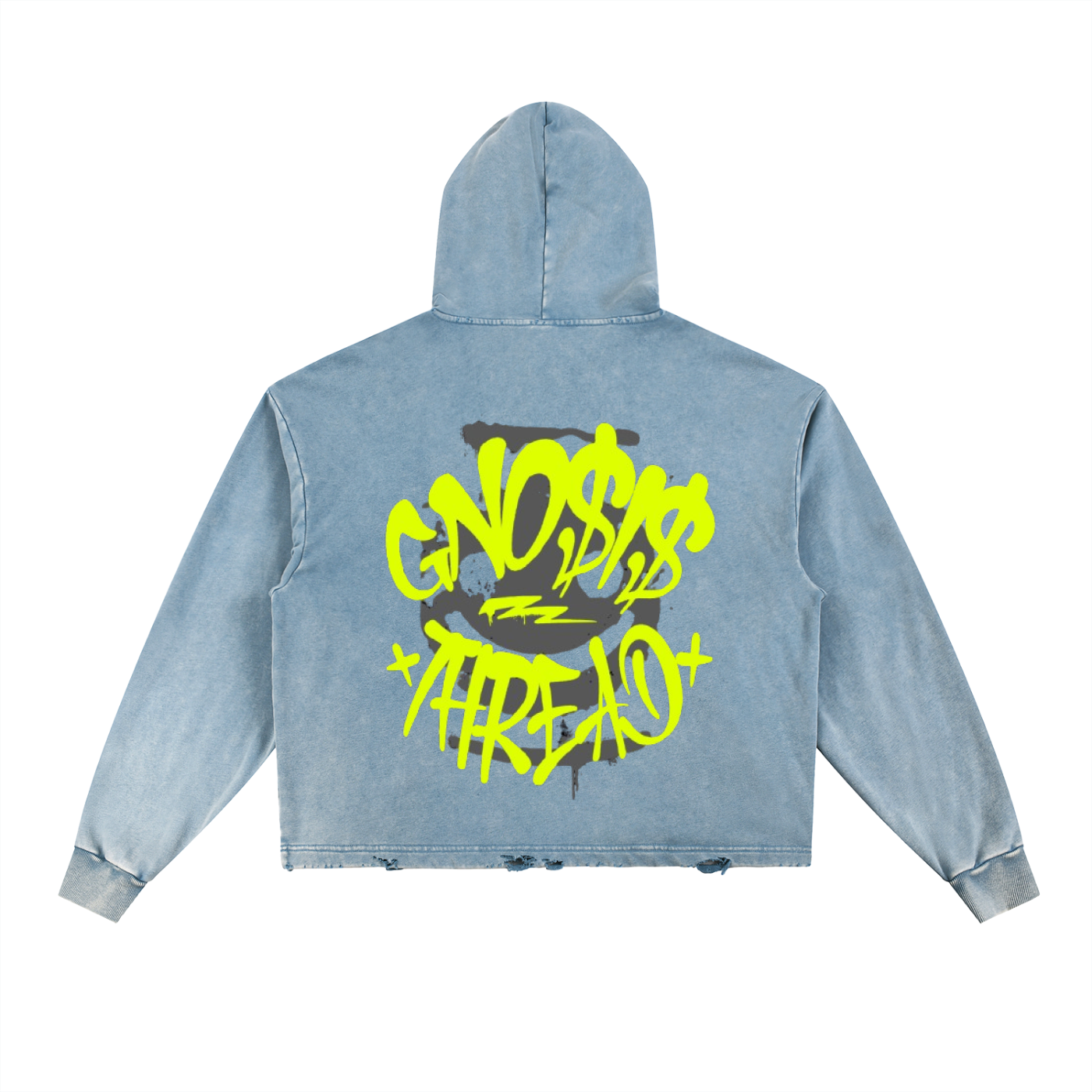 A Class Frayed-Hem Hoodie