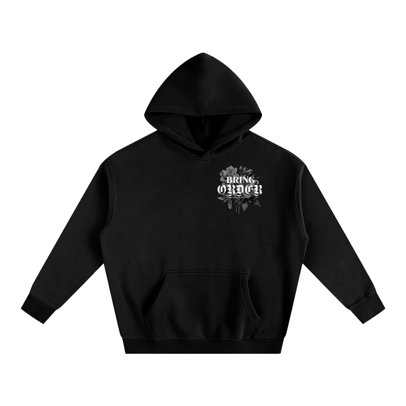 "Bring Order" Oversize Fleeced Hoodie