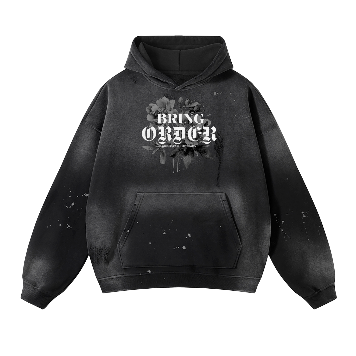 "Bring Order" Vintage Washed Hoodie