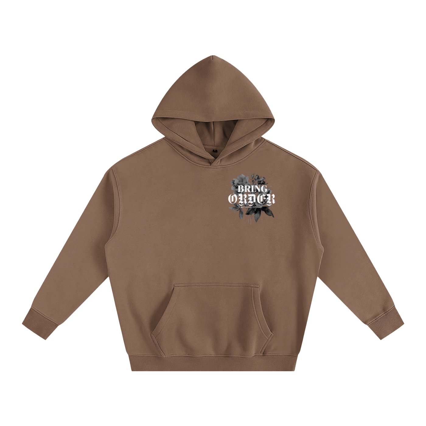 "Bring Order" Oversize Fleeced Hoodie