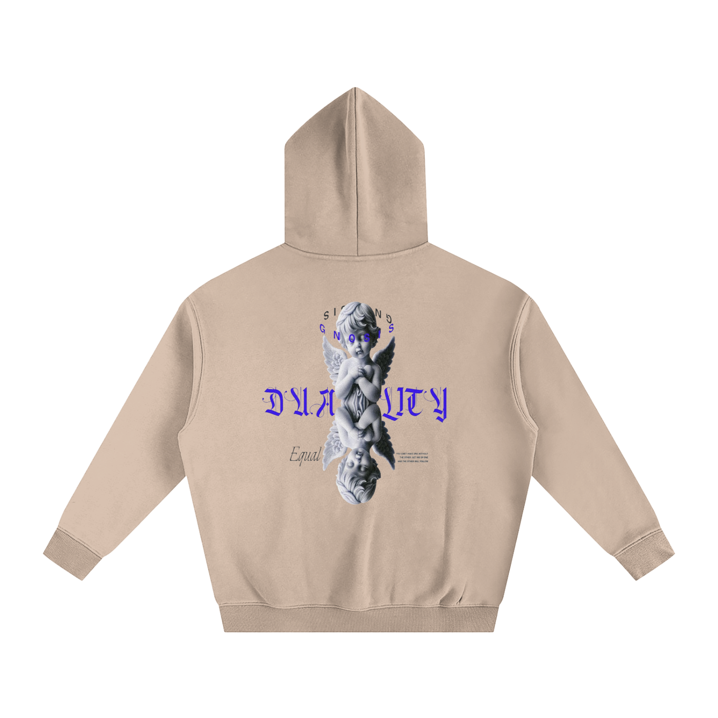 A Class Double blue strike fleeced hoodie