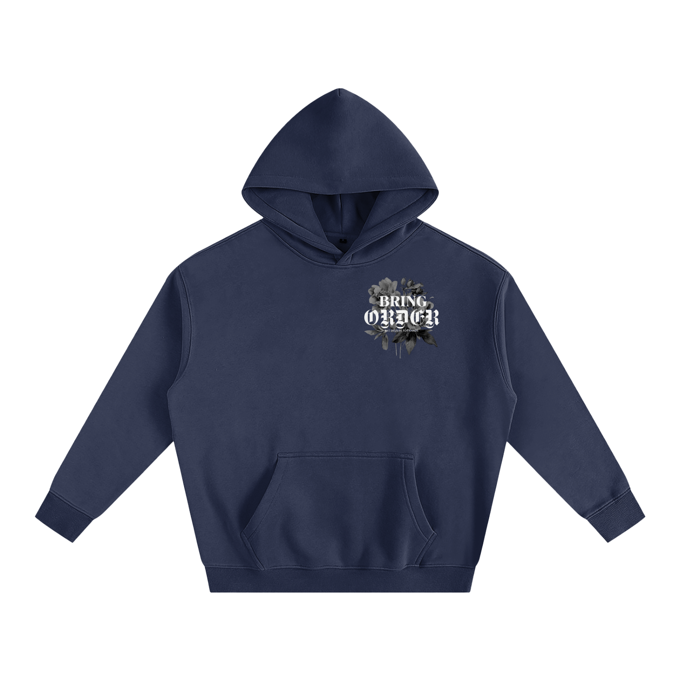 "Bring Order" Oversize Fleeced Hoodie