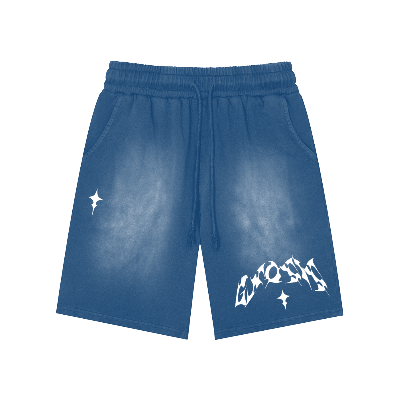 "Jus Gnosis" Washed Shorts